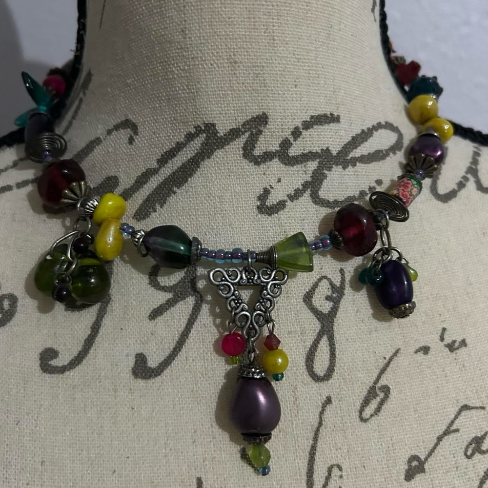 Vintage Treska Multi-Color Choker